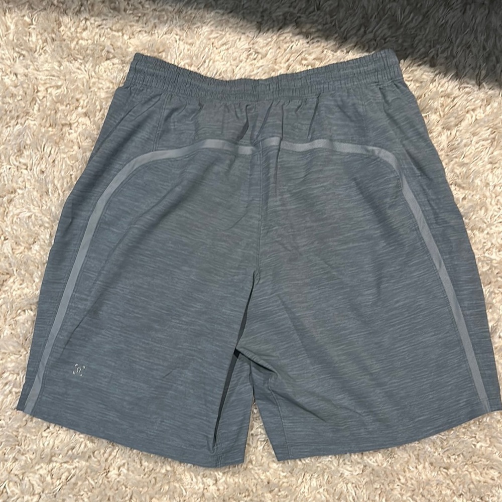 Lululemon Men's Gray Athletic Shorts 9”